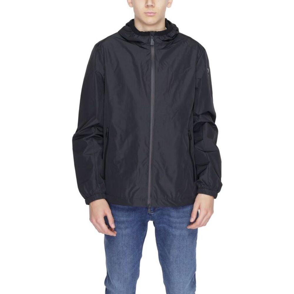 Suns Black Polyester Shell Men's Jacket